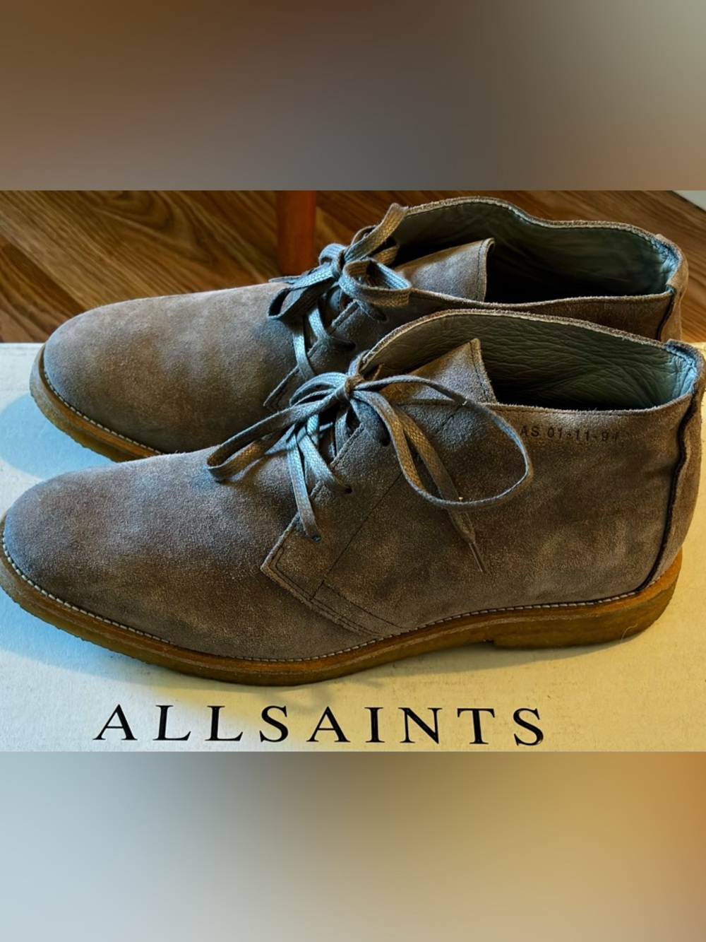 AllSaints Men's Suede Chukka Boots